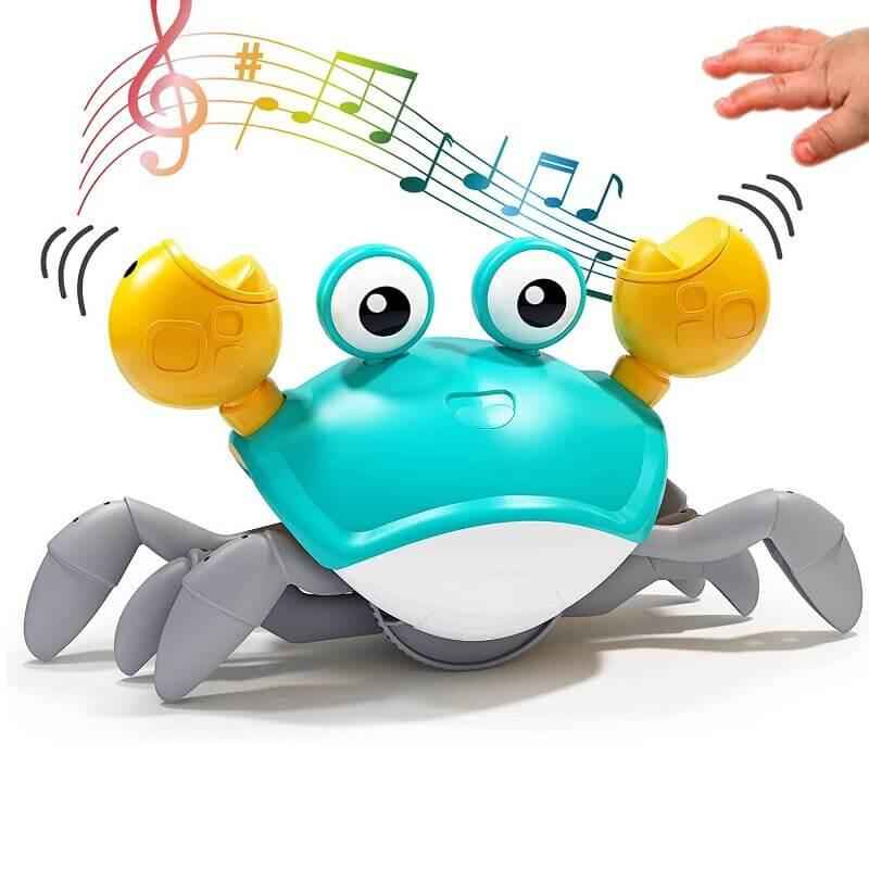 Caranguejo Interativo: Música e Luzes