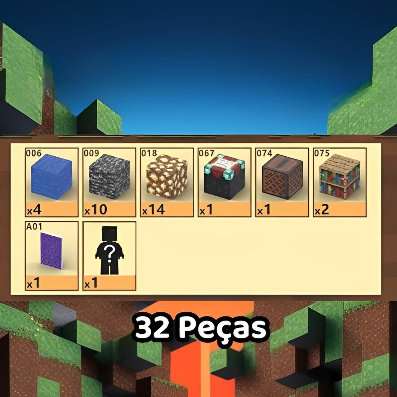 Blocos Magnéticos Minecraft - Santuário do Nether - Buumbaa