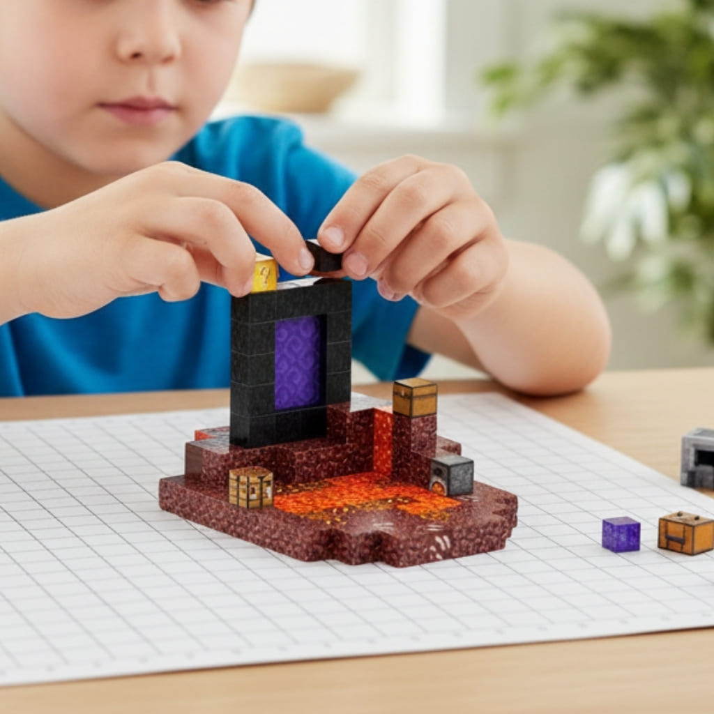 Blocos Magnéticos Minecraft - Portal do Fim BuumBaa