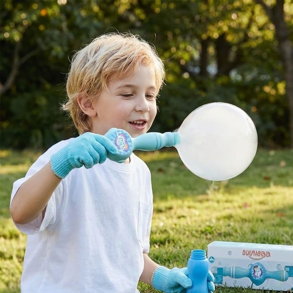 Brinquedo Bolha de Sabão Varinha Mágica Azul BuumBaa