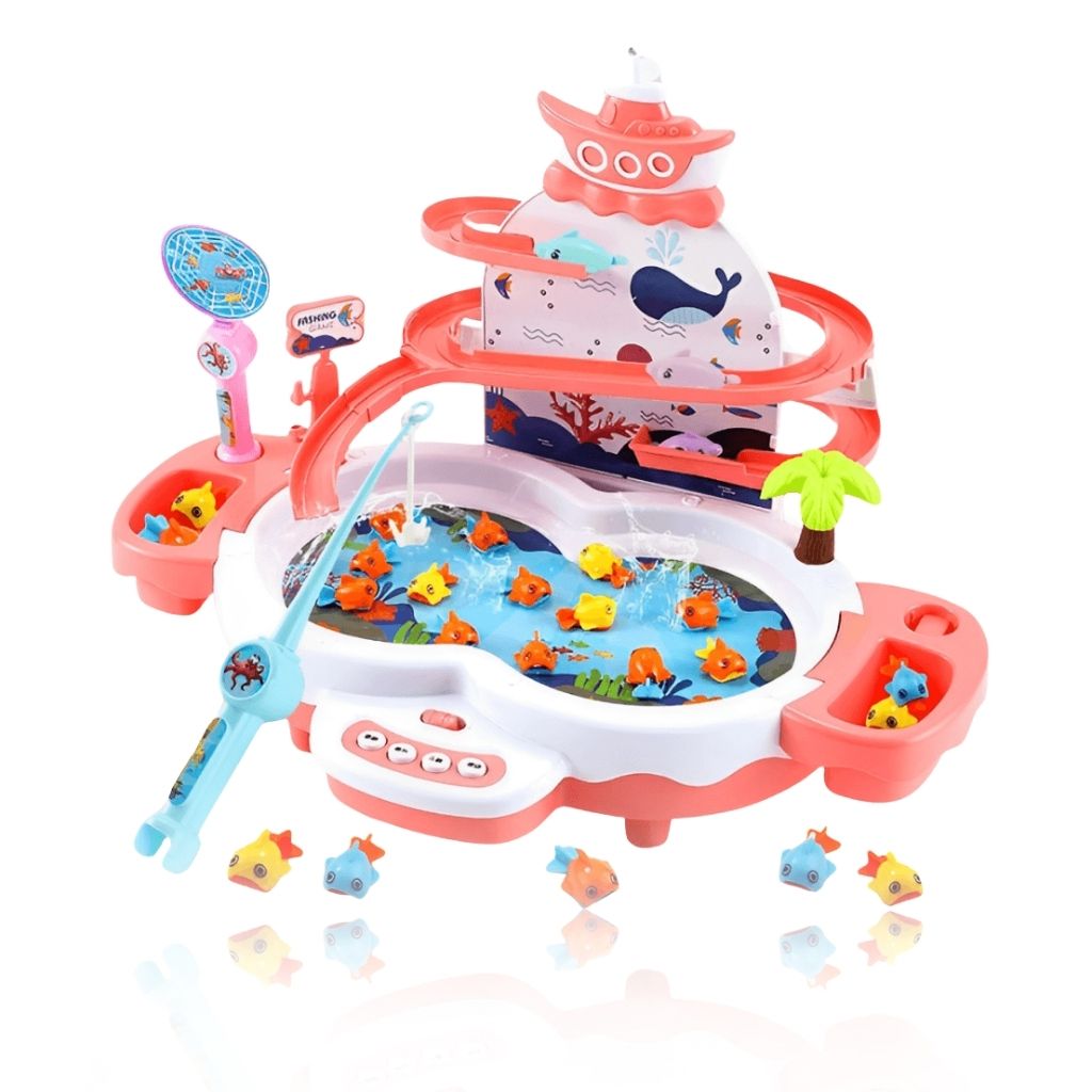 Brinquedo de Pesca Peixe BuumBaa Rosa