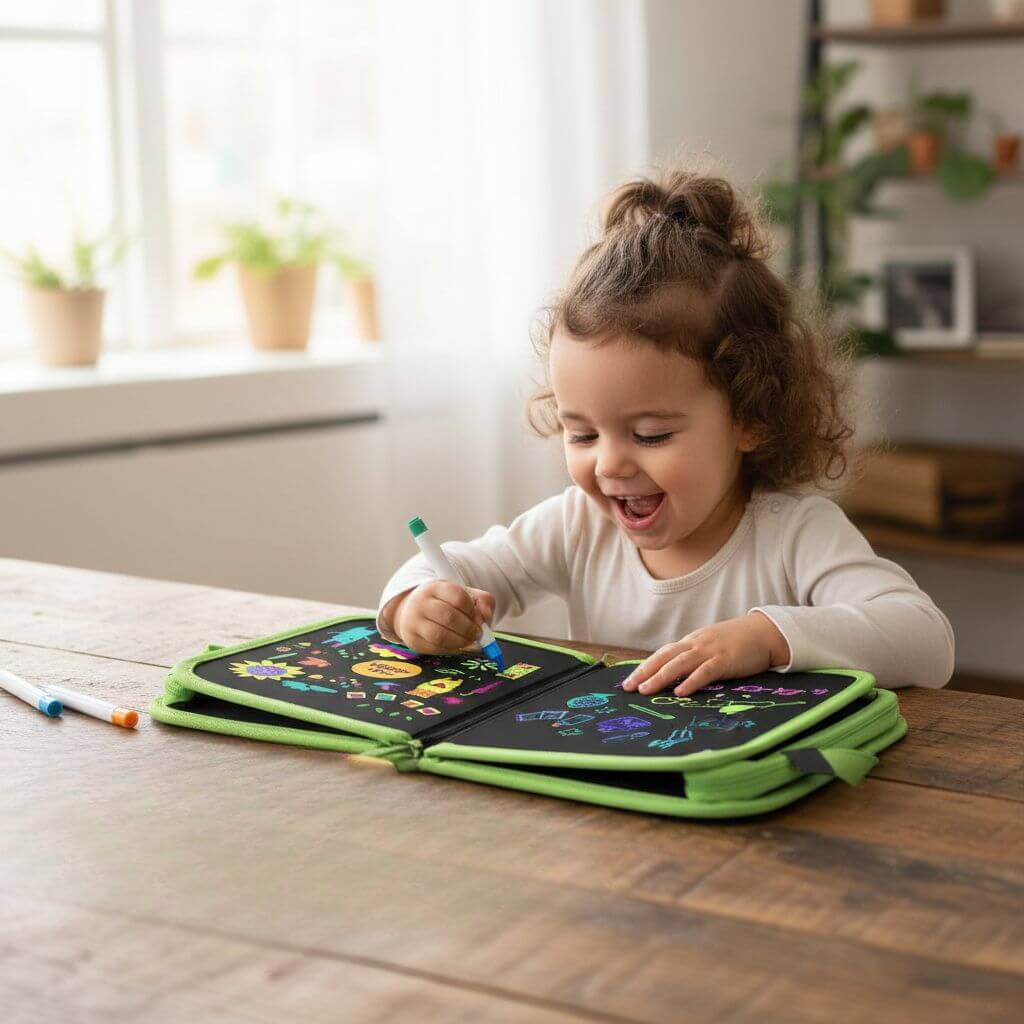 Caderno reutilizável Infantil