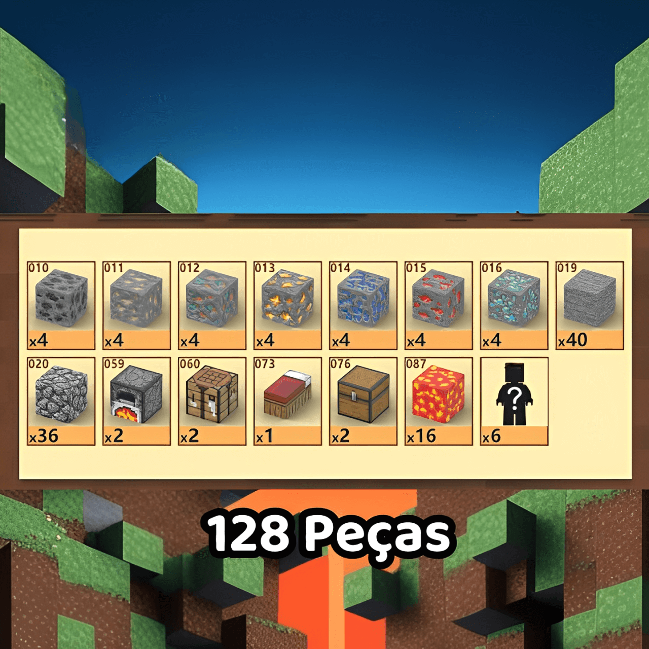 Blocos Magneticos Minecraft - Ruínas Antigas - Buumbaa