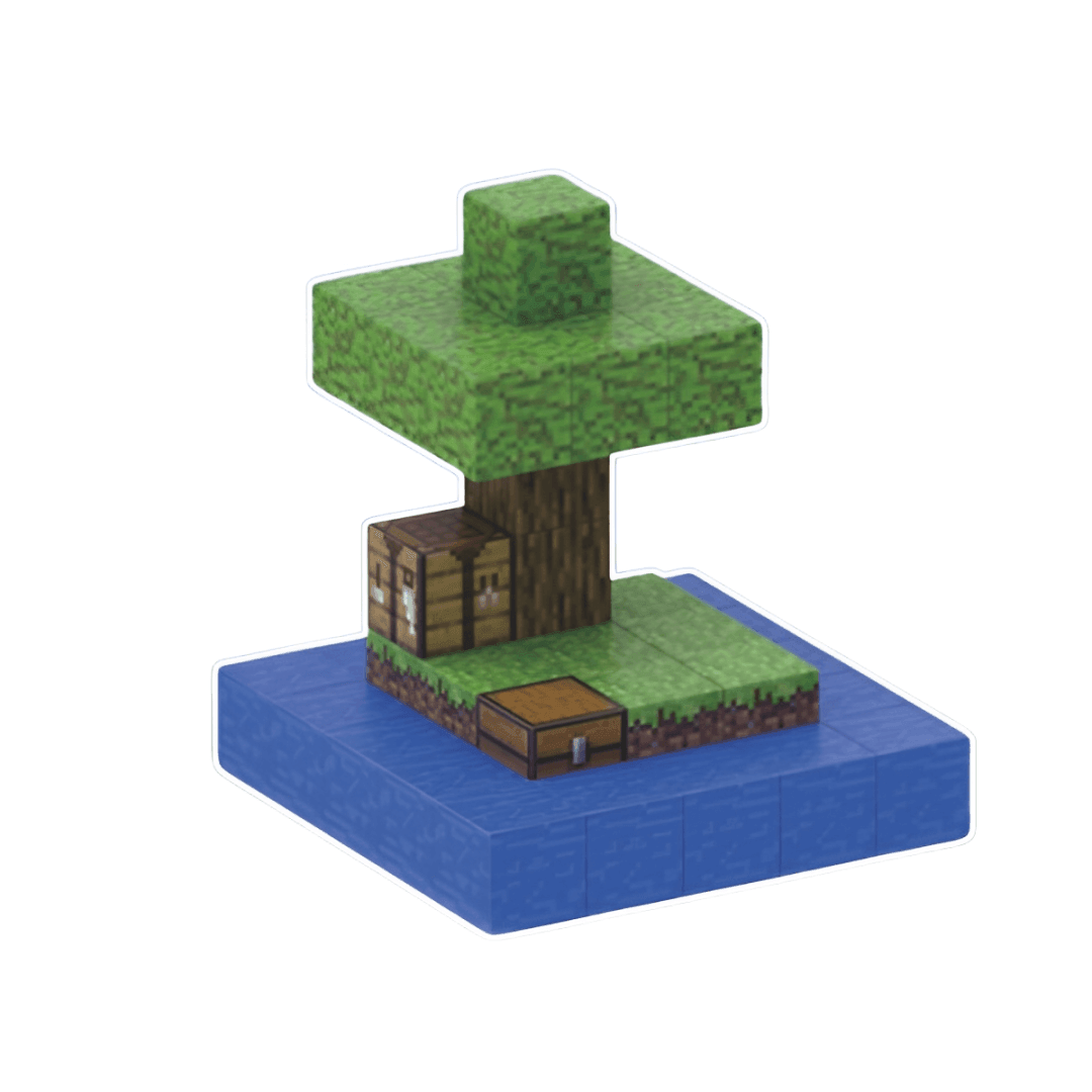Blocos Magnéticos Minecraft - Ilha Flutuante