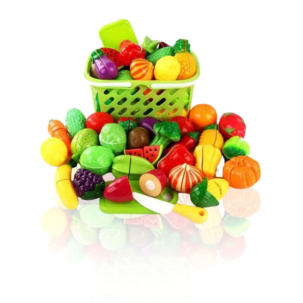 Frutas de Brinquedo com Velcro - BuumBaa