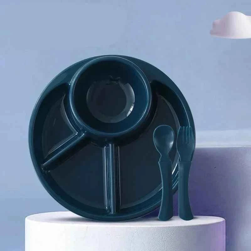Pratinho Redondo Infantil BuumBaa – Alimentação Segura e Divertida