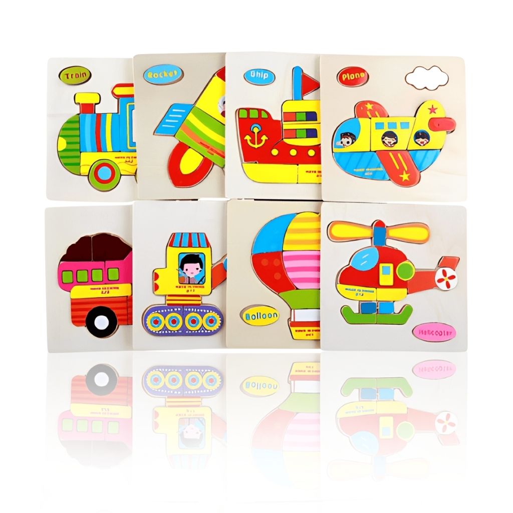 Quebra Cabeça 3D Madeira - BuumBaa