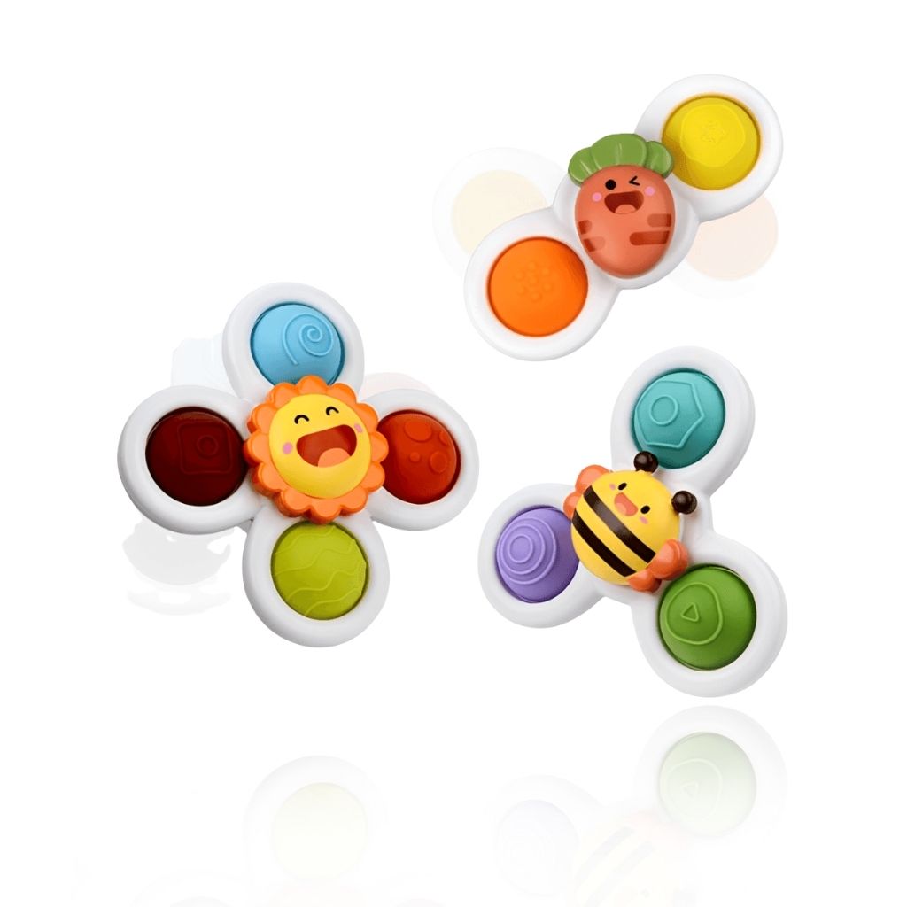 Spinner Brinquedo Para o Banho Kit com Ventosa
