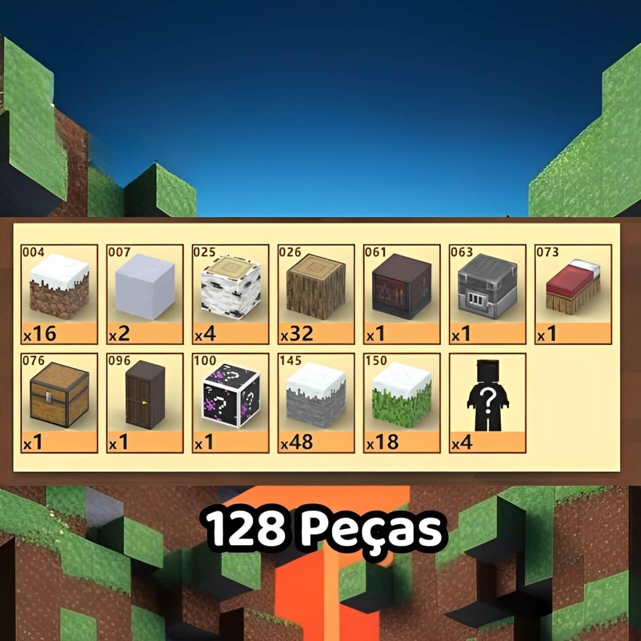 Blocos Magnéticos Minecraft - Refúgio de Inverno - Buumbaa