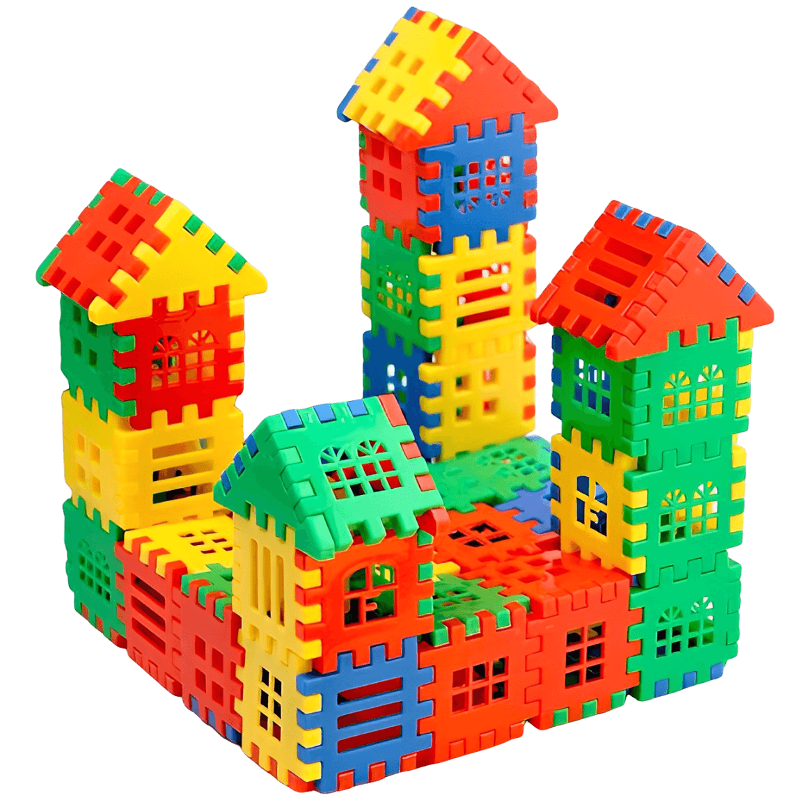 Blocos de Montar Montessori - Imagine monte e Crie-BuumBaa