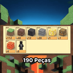 Blocos Magnéticos Minecraft - Fornalha Vulcânica - Buumbaa