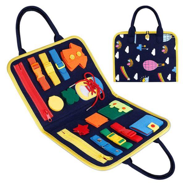Maleta de Atividade Sensorial Montessori Infantil