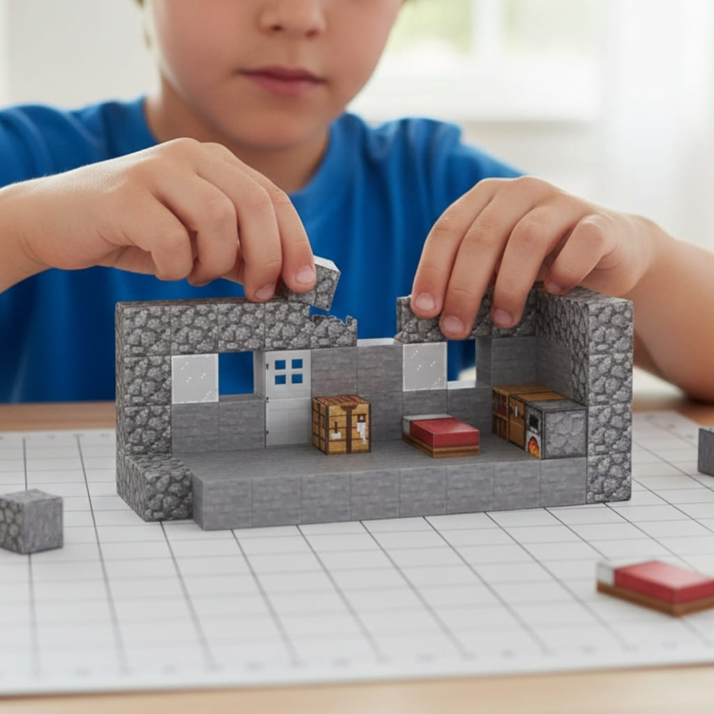 Blocos Magneticos Minecraft - Abrigo Seguro BuumBaa