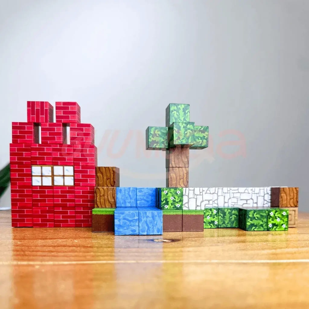 Blocos Magneticos Minecraft Buumbaa