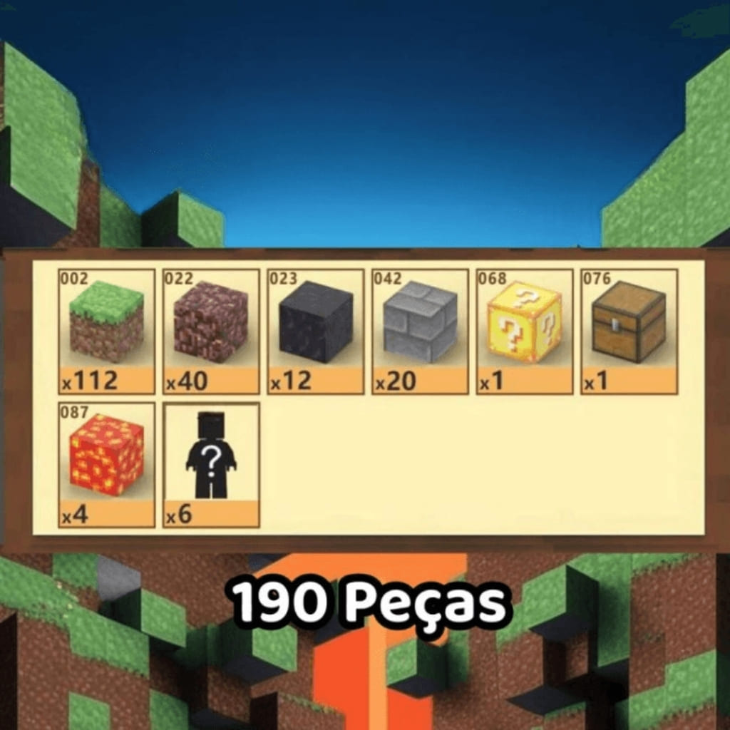 Peças Minecraft Blocos Magnéticos