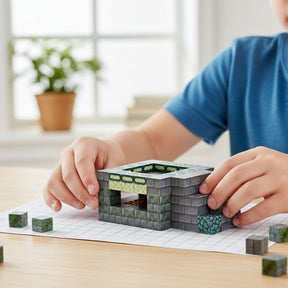 Blocos Magnéticos Minecraft - Fortaleza Subterrânea