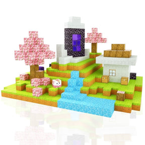 Blocos Magnéticos Minecraft Cerejeira Especial BuumBaa