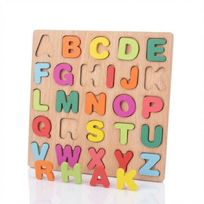 Brinquedo Montessori - Tabuleiro Cognitivo Alfabeto e Números