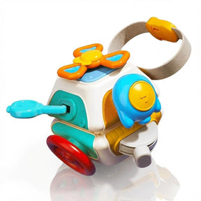 Brinquedo Montessori Cubo Sensorial para Aprendizagem