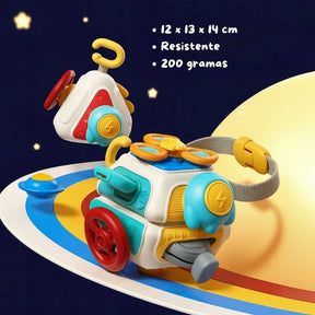 Tamanho do Brinquedo Montessori Cubo Sensorial para Aprendizagem