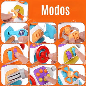 Modos do Brinquedo Montessori Cubo Sensorial para Aprendizagem