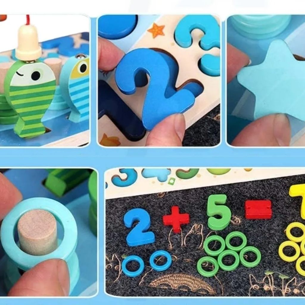 Brinquedo Montessori de Madeira - Educa Wood