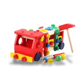 Brinquedo Montessori Caminhão de Madeira Grande - BuumBaa