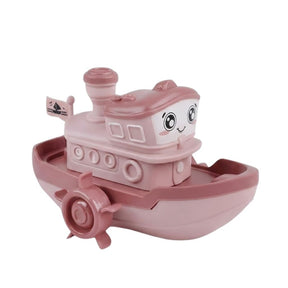 Brinquedo Para Banho Barcos Divertidos Rosa