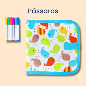 Caderno Mágico Infantil Pássaros