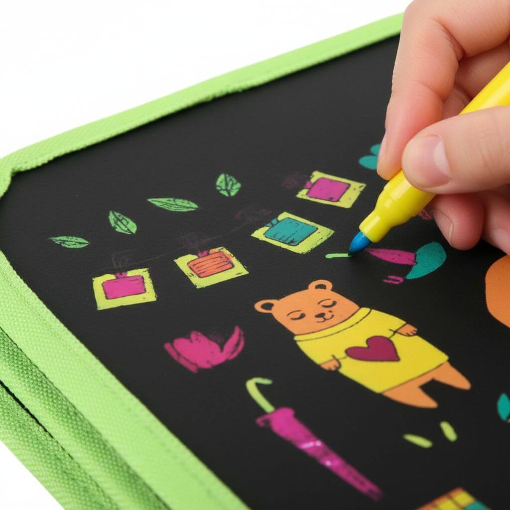 Caderno reutilizável Infantil 