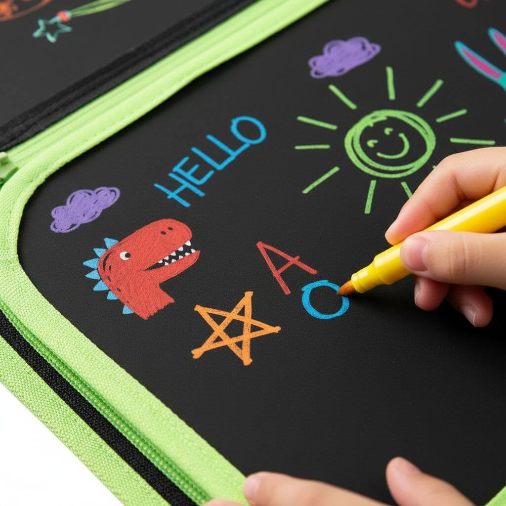 Caderno reutilizável Infantil 