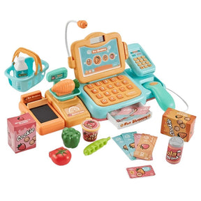 Caixa Registradora Infantil MiniMarket BuumBaa Amarelo