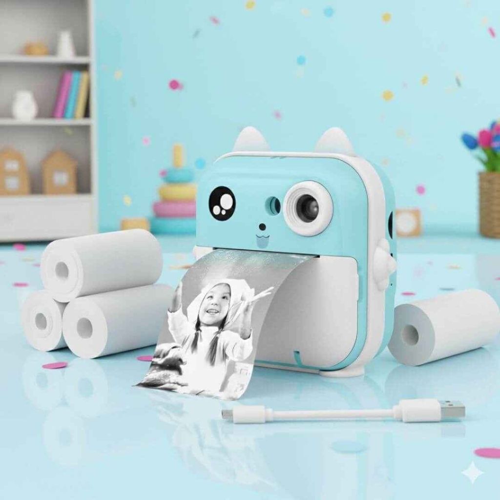 Câmera Infantil que Imprime
