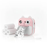 Câmera Infantil que Imprime Rosa 1080P HD - BuumBaa