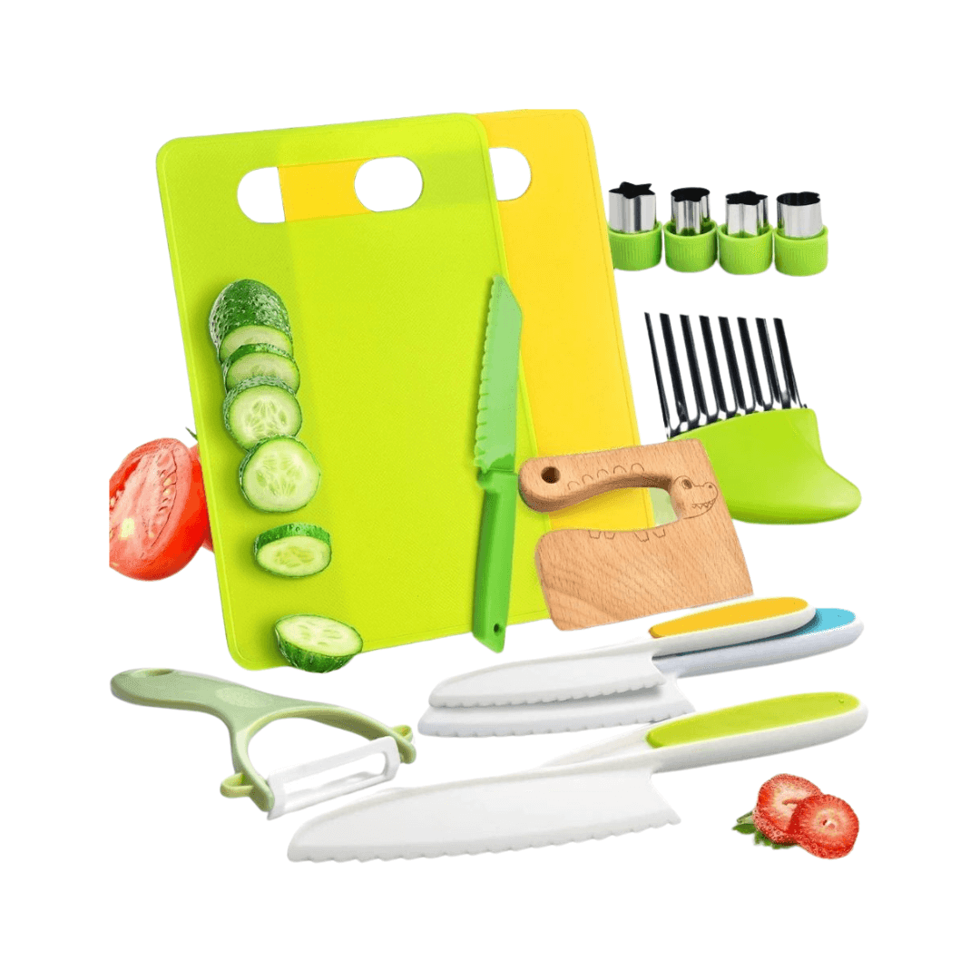 kit de Cozinha Infantil Seguro Montessor-13 peças