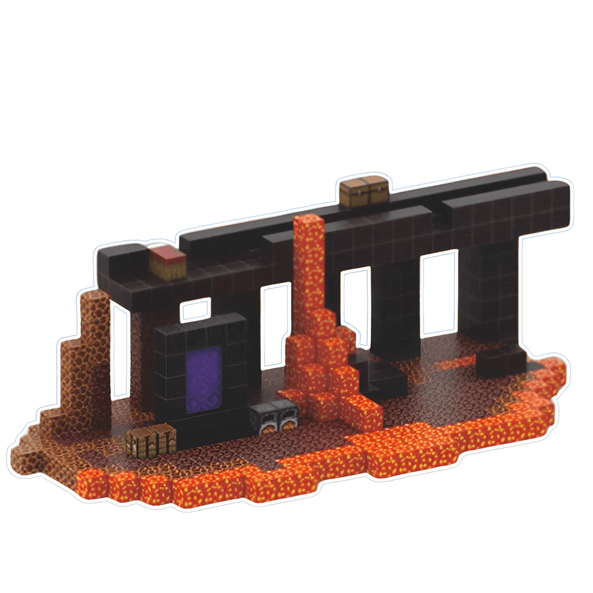 Blocos Magnéticos Minecraft - Refúgio Lava - Buumbaa