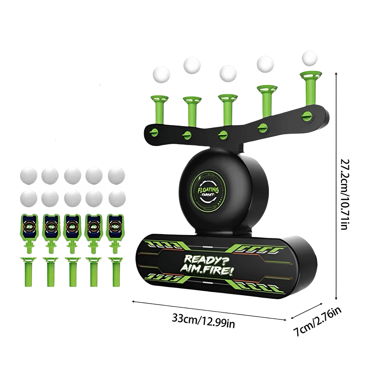 NightStrike BuumBaa® – Tiro ao Alvo Flutuante Brilha no Escuro