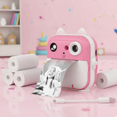 Câmera Infantil que Imprime Rosa 1080P HD - BuumBaa