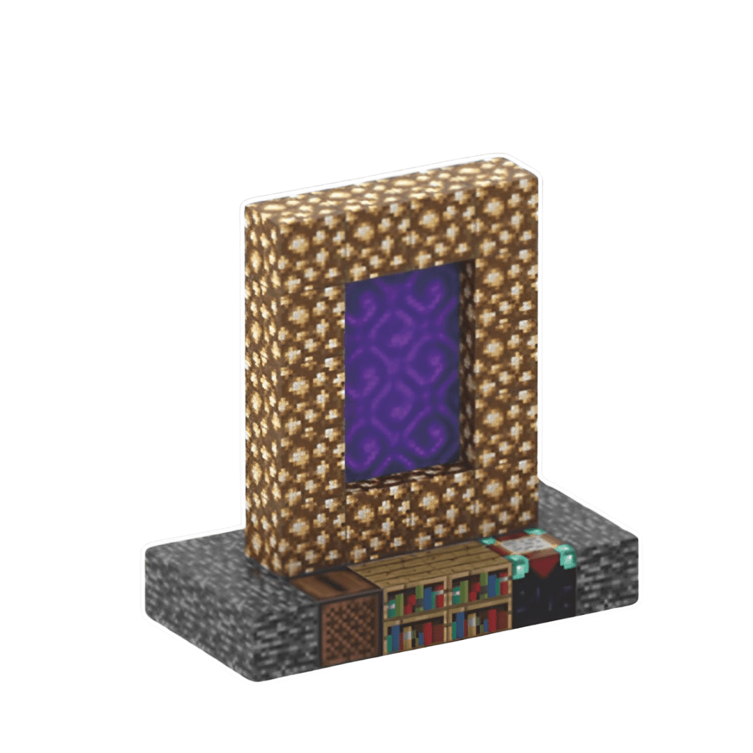 Blocos Magnéticos Minecraft - Santuário do Nether - Buumbaa