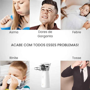 Inalador Portátil Nebulizador Ultra Silencioso