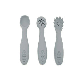 Kit 3 Colheres de Silicone Infantil | Livre de BPA - Buumbaa