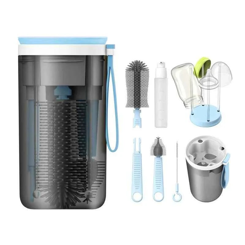 Kit Portátil de higienização para mamadeiras  | 10 Peças