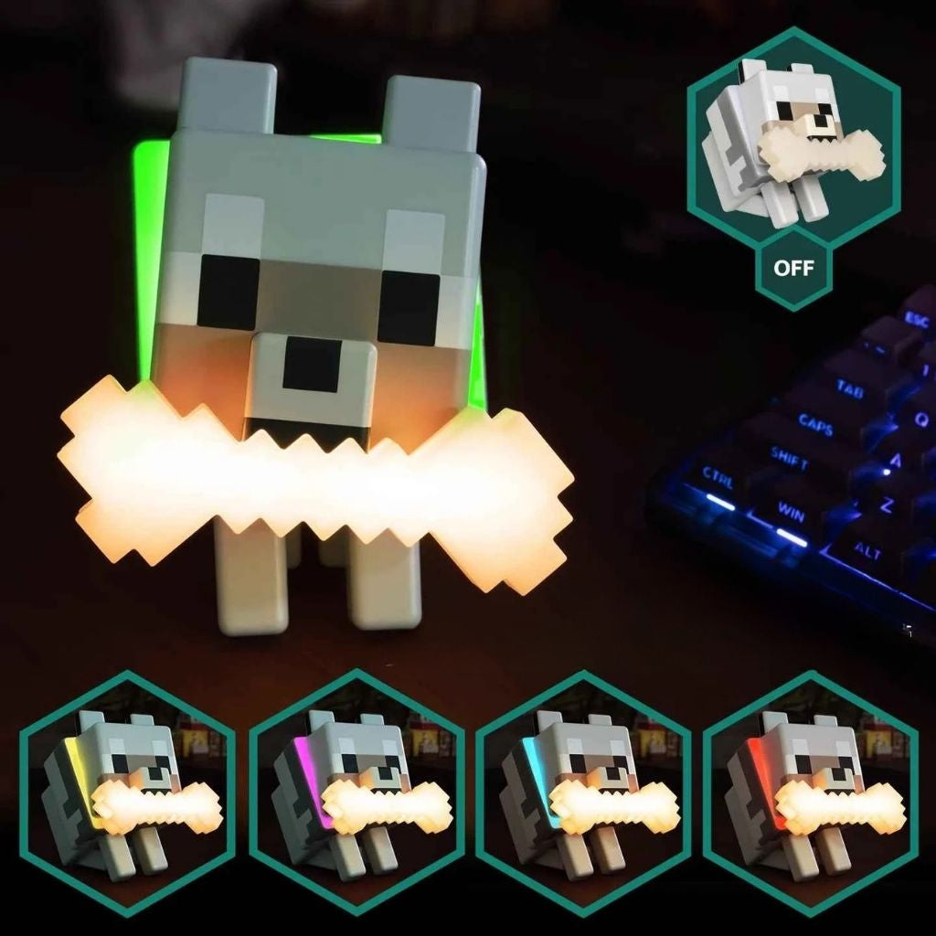 Luminaria Minecraft Lobo