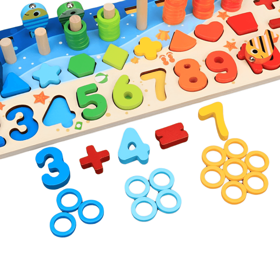 Kit Educacional Montessori de Madeira-Educa Wood