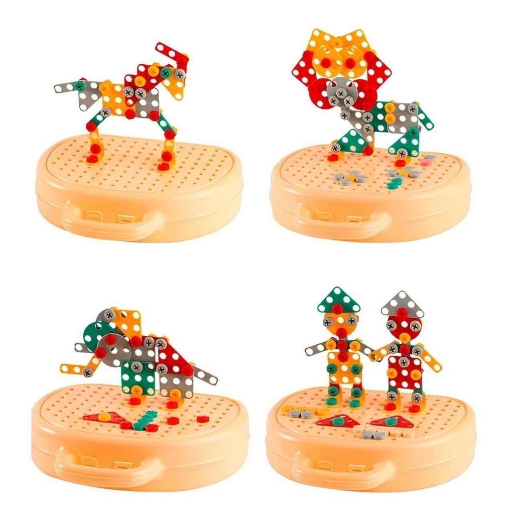 Maleta de Ferramentas Infantil Montessori Parafusos