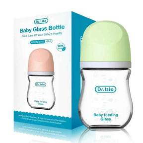 Mamadeira de Vidro Anti-flatulência para Bebê 90/160ml | Livre de BPA
