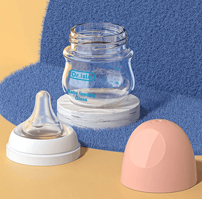 Mamadeira de Vidro Anti-flatulência para Bebê 90/160ml | Livre de BPA