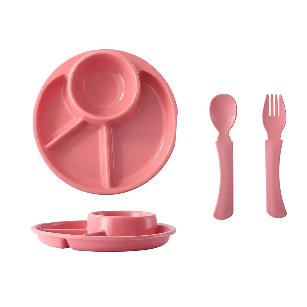 Pratinho Redondo Infantil BuumBaa – Alimentação Segura e Divertida - Buumbaa