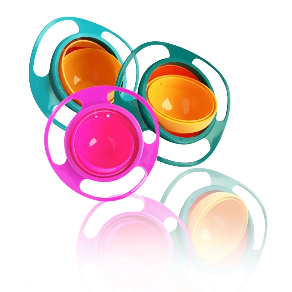 Prato Mágico Infantil Giratório 360 Graus - BuumBaa