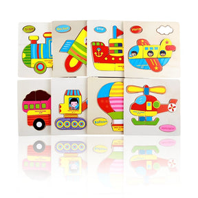 Quebra Cabeça 3D Madeira - BuumBaa